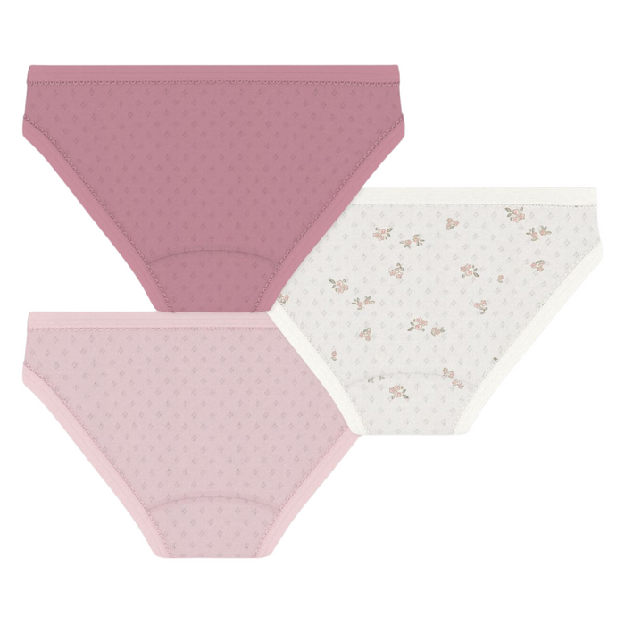 Petit Bateau - Set van 3 onderbroekjes - Bloemetjesprint