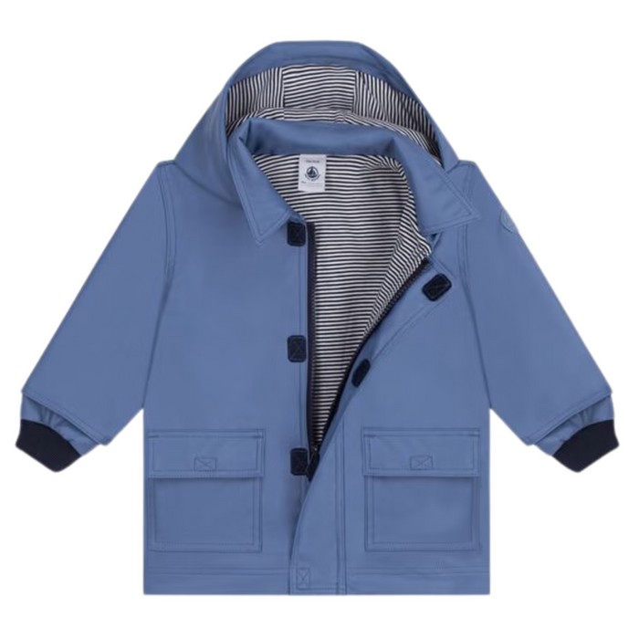 Petit Bateau - Iconische oliejas Blauw