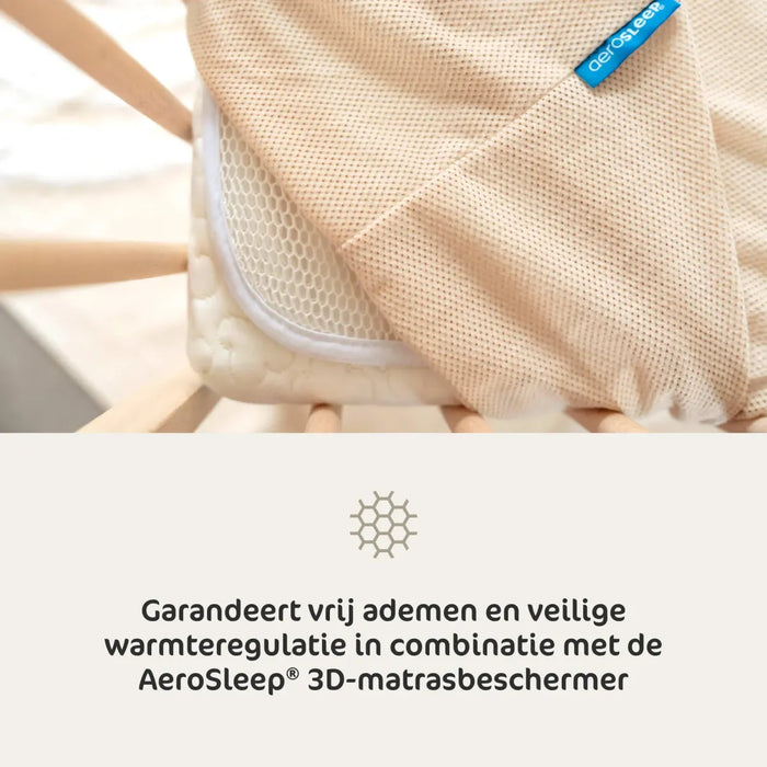 AeroSleep - AeroSleep Fitted Sheet 70x140cm Peach