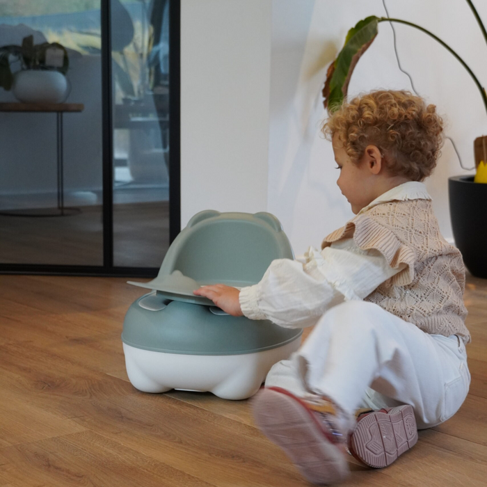 Bo Jungle - Potty Bear - Sage Green