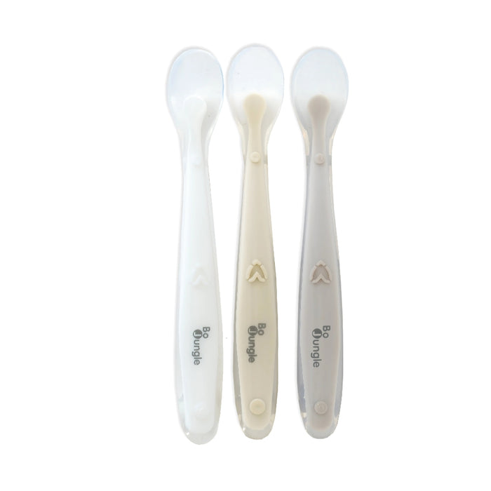 Bo Jungle - B-Soft Spoon Set 3 pcs (White-Dune-Terra)