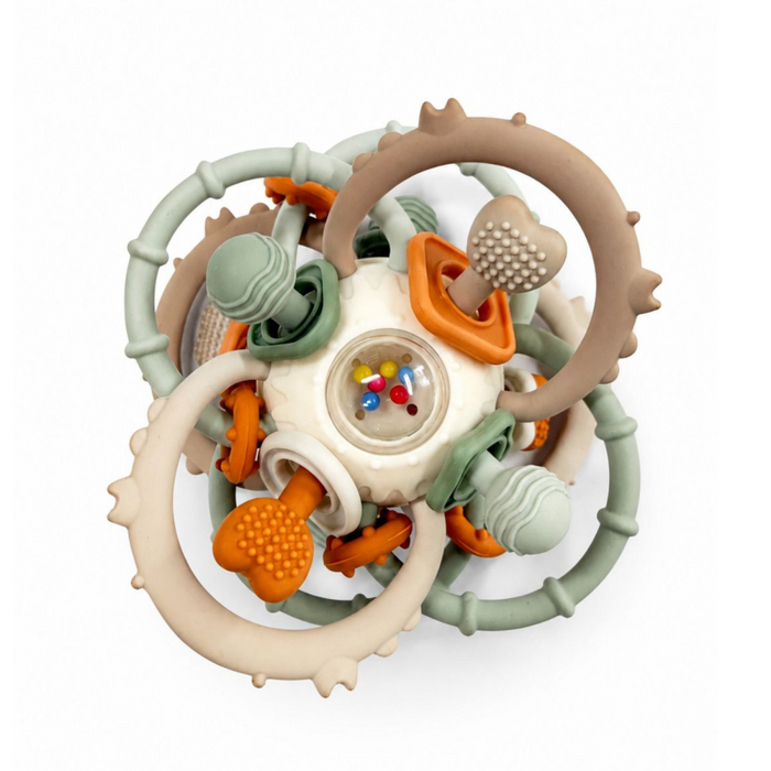 Bo Jungle - Silicone Twist & Rattle Ball