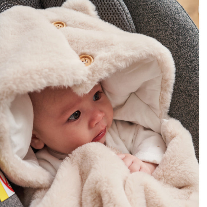 Noukies - Engelennestje imitatiebont - Zand