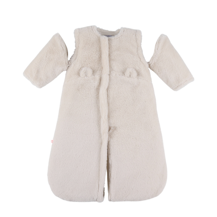 Noukies - Slaapzak met afritsbare mouwen 70cm, Groloudoux - Beige