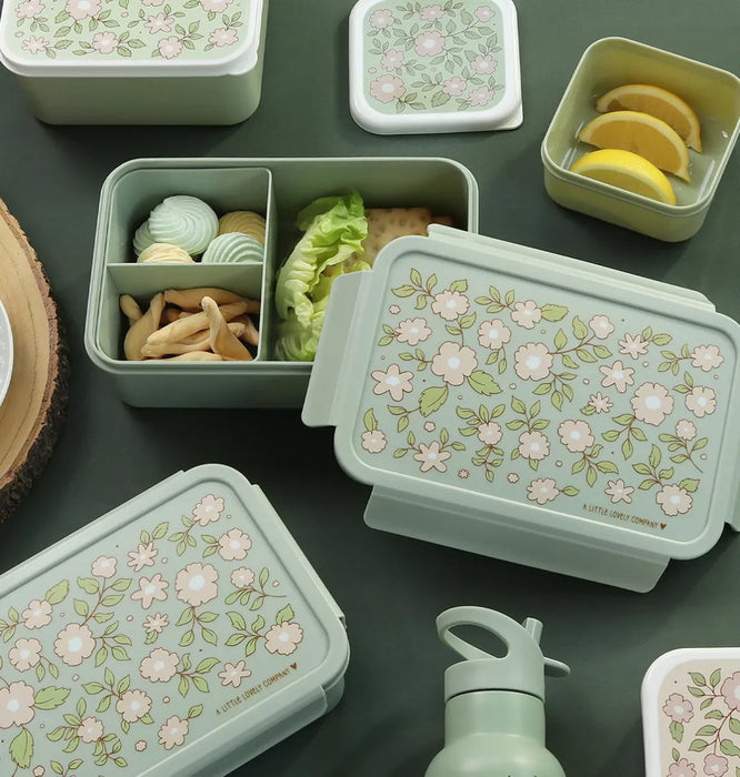 A little lovely company - Bento lunchbox Bloesems - sage