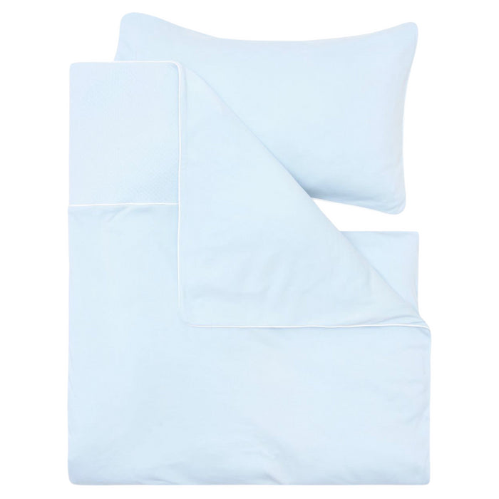 Poetree - Blue Dreams - Geprinte Poplin Baby Dekbedovertrek & kussensloop (100x135)