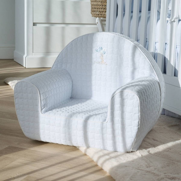 Théophile & Patachou - Zetel - Bergere kind blauw