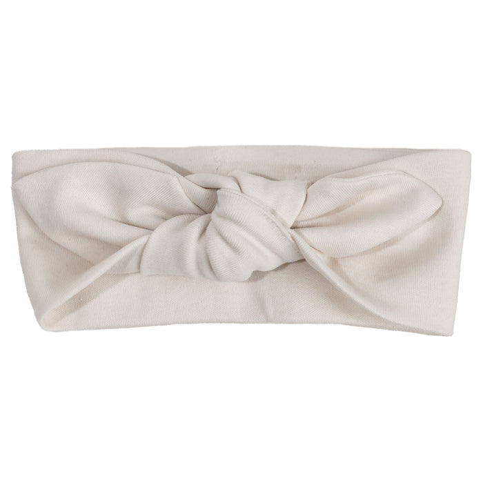 Baby Gi - Headband with bow - Ivory
