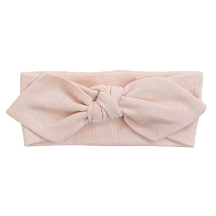 Baby Gi - Haarband met strik Peach pink