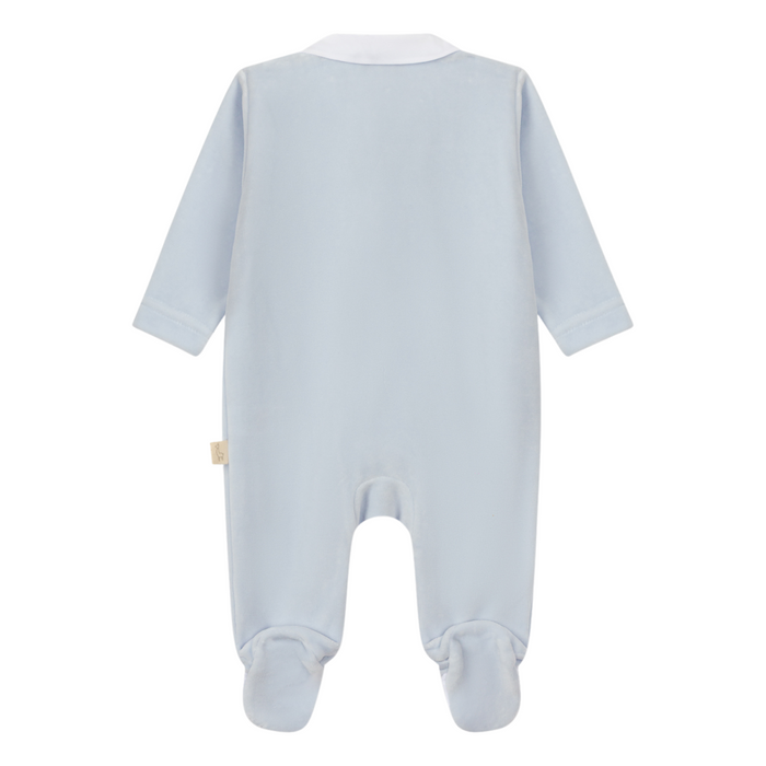 Baby Gi - Pastel blue footie
