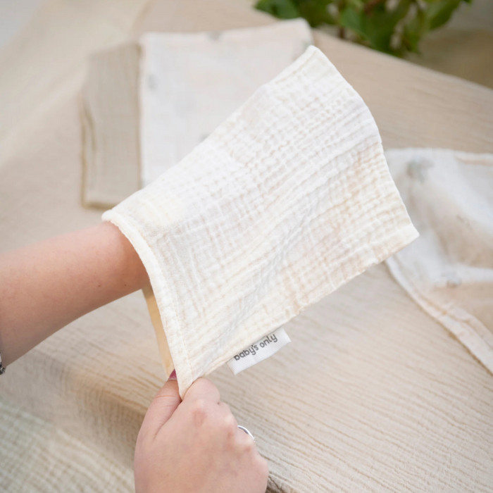 Baby's Only - Washandje Tender (3-pack) - Beige/linen