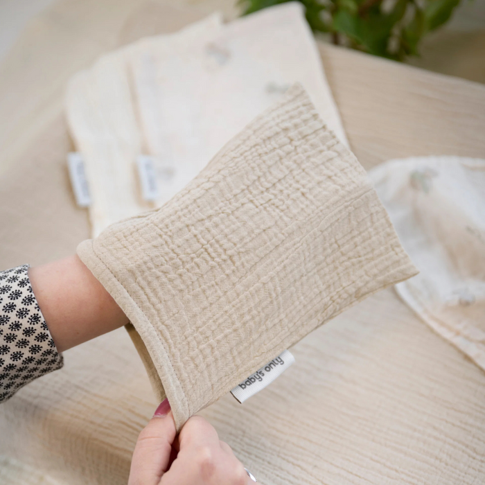 Baby's Only - Washandje Tender (3-pack) - Beige/linen