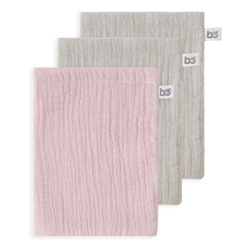 Baby's Only - Washandje Fresh ECO - Oud Roze/Urban Taupe