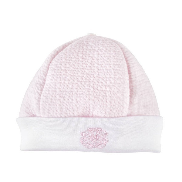 Théophile & Patachou - Casual baby uitzet - Muts jersey gewafeld geborduurd - Roze