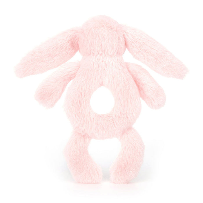 Jellycat -  Bashful Pink Bunny Ring Rattle