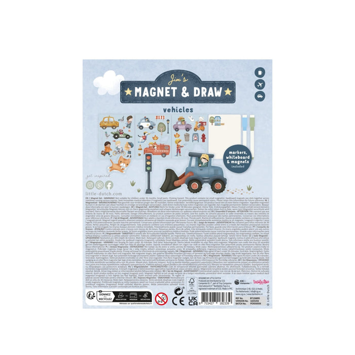 Little Dutch - Magnetisch speelboek - Jim