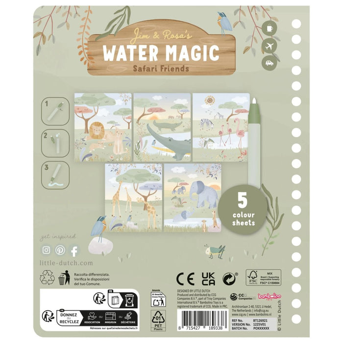 Little Dutch - Water Magic Safari Friends