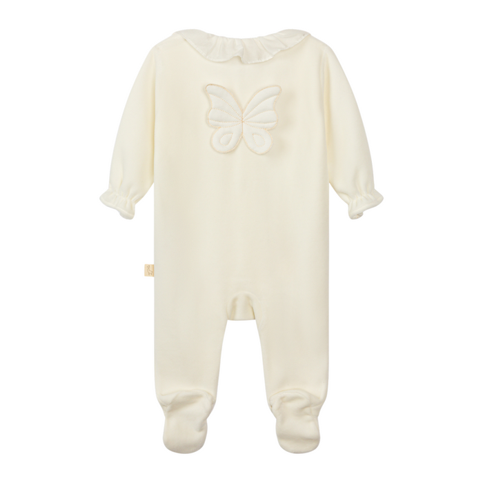 Baby Gi - Babypakje met vlinder achteraan - Ivory