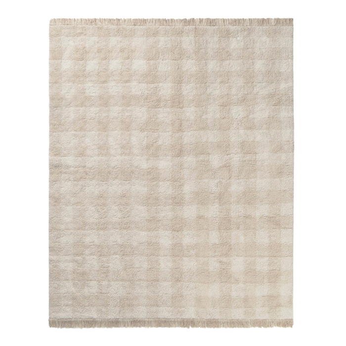 Lorena Canals - WASBAAR TAPIJT  - Vichy Ivory (90x120cm)