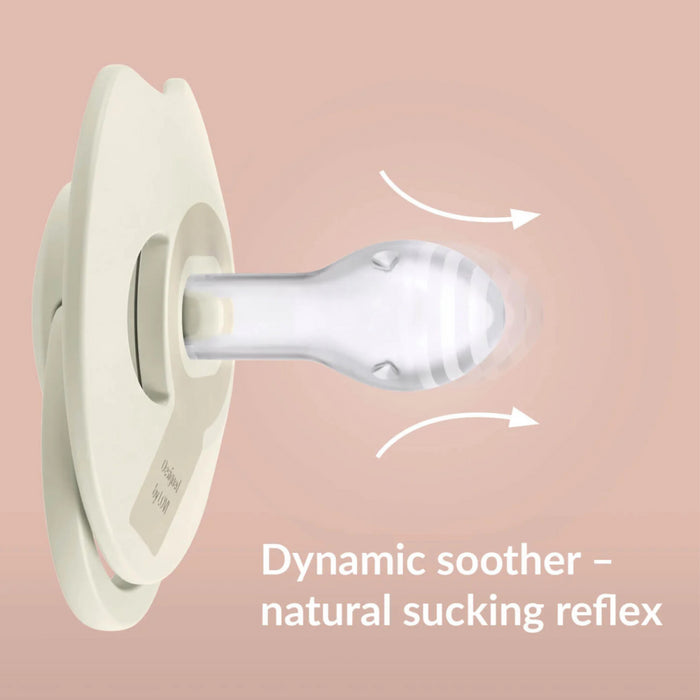 Difrax - Fopspeen Dynamisch 0-6 maanden Nude/Blush