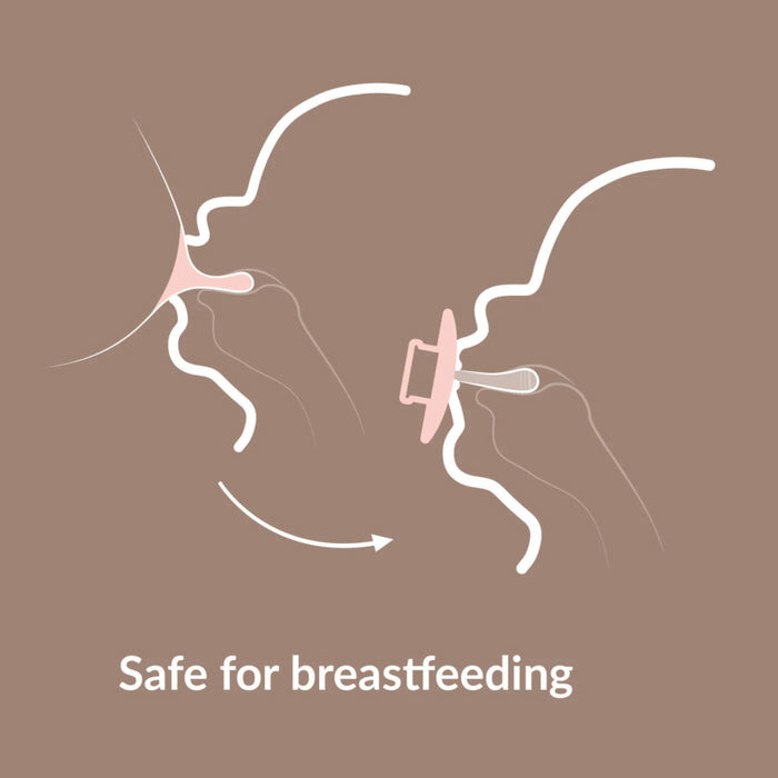 Difrax - Fopspeen Dynamisch 6-18 maanden Nude/Blush