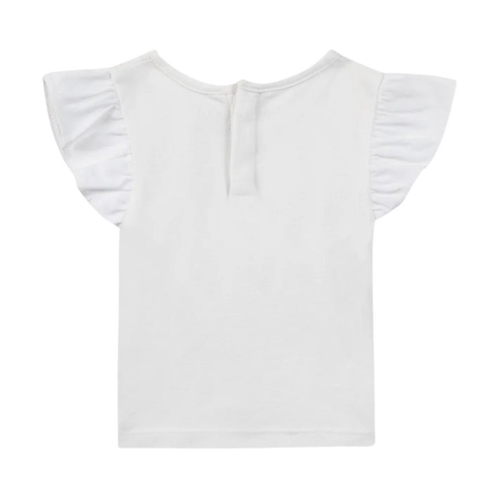 Tartine et Chocolat - T-shirt wit met vlinders