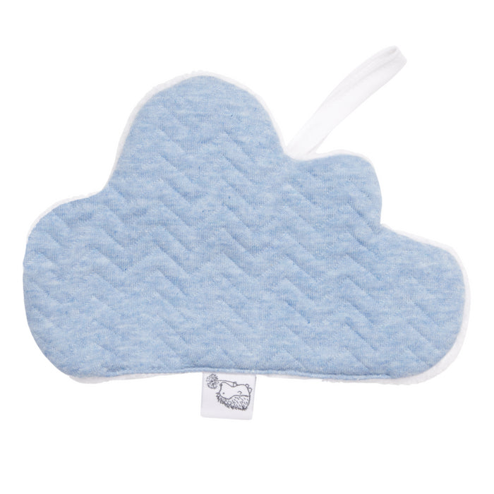 Poetree - Chevron Denim Blue - Speendoekje Cloud