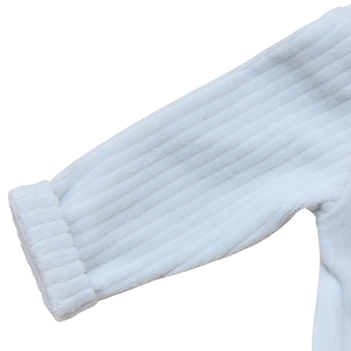 Tartine & Chocolat - Combinaison longue - Bleu céleste velours