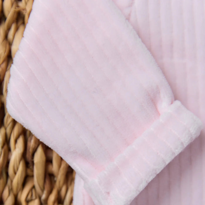 Tartine & Chocolat - Combinaison Longue - Rose pâle velours