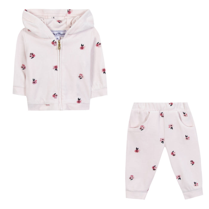 Tartine & Chocolat - Ensemble jogging - Rose pâle velours