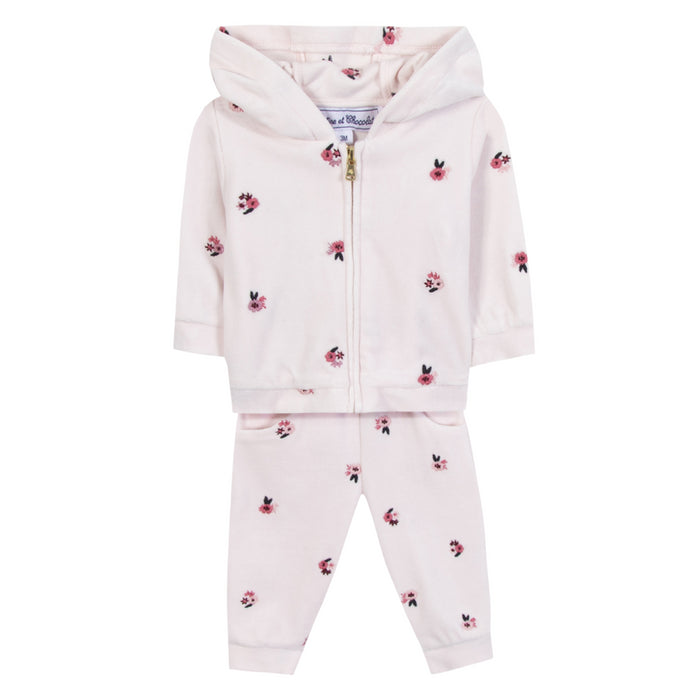 Tartine & Chocolat - Ensemble jogging - Rose pâle velours