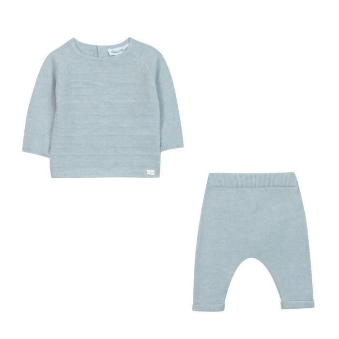 Tartine et Chocolat - Ensemble met lange mouwen - Bleu Chiné