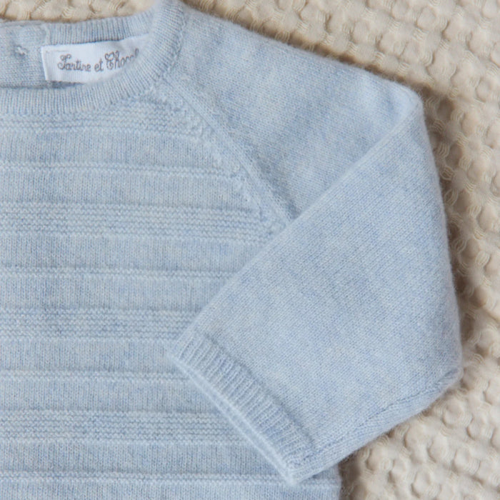 Tartine et Chocolat - Ensemble met lange mouwen - Bleu Chiné