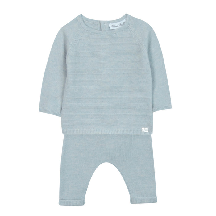 Tartine et Chocolat - Ensemble met lange mouwen - Bleu Chiné