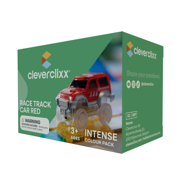 Cleverclixx - Race Auto Rood 1 Stuk