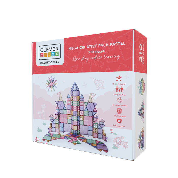 Cleverclixx - Mega Creactive Pack Pastel -  210 Pieces