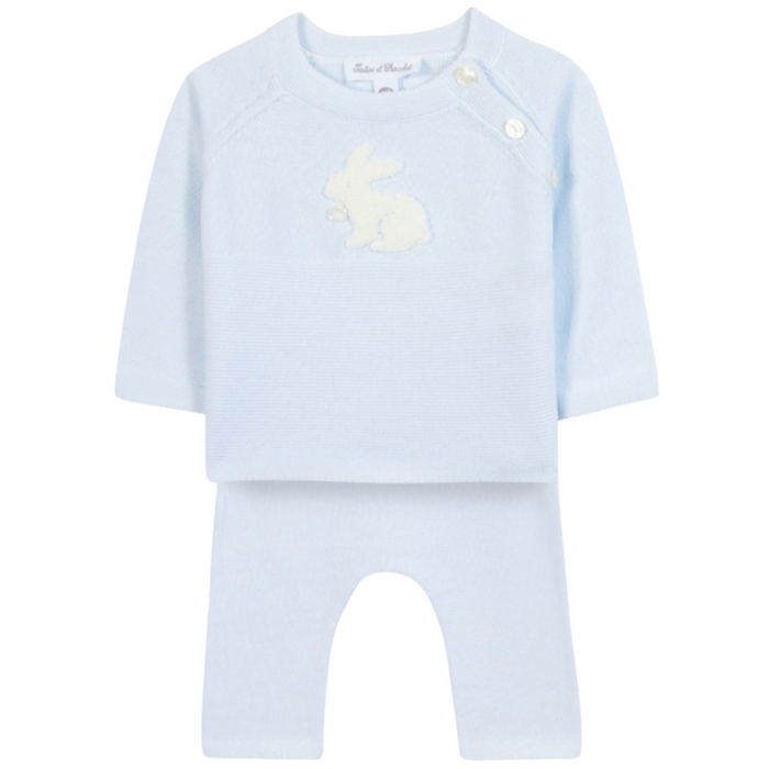 Tartine et Chocolat - 2-delige set in zacht blauw