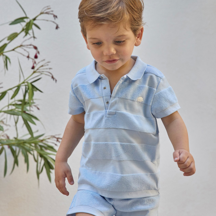 Tartine et Chocolat - Ensemble kort - Bleu nuage