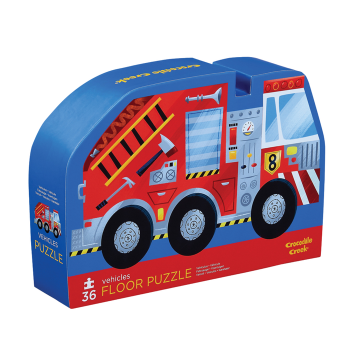 Crocodile Creek - Floor Puzzle - Vehicles