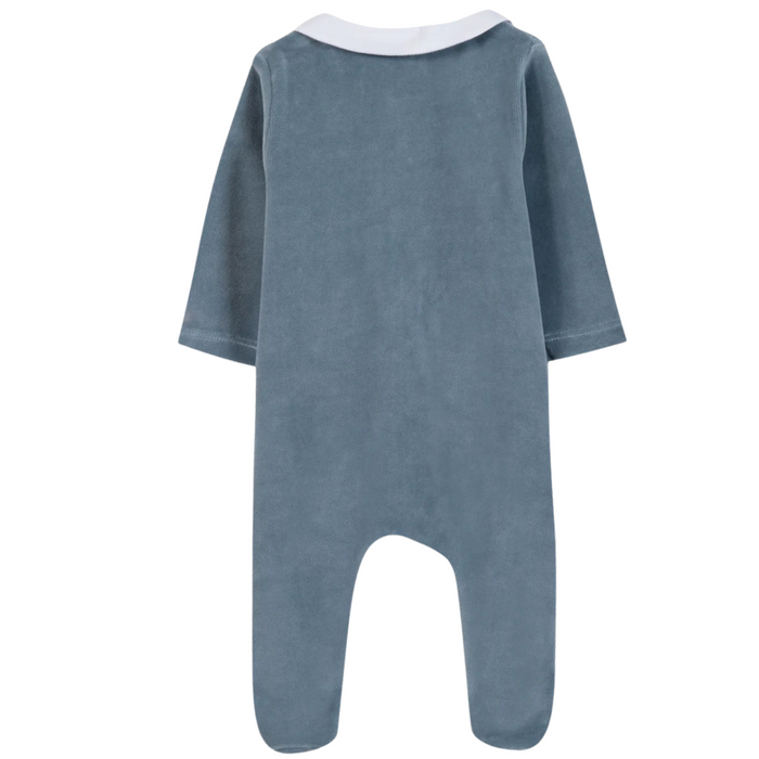 Tartine et Chocolat - Babypakje velours in blauw