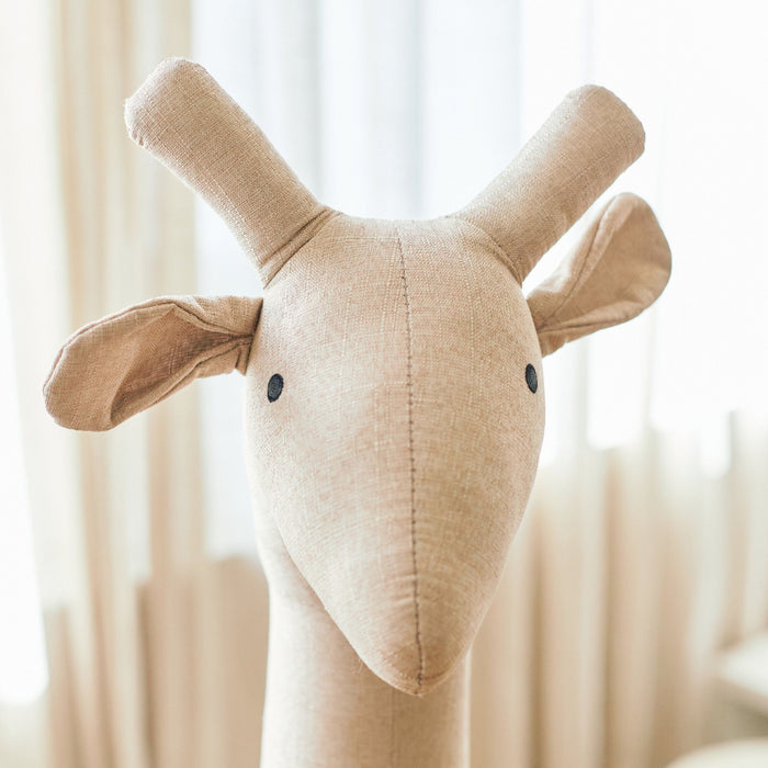 Childhome - Staande giraf linnen - Beige