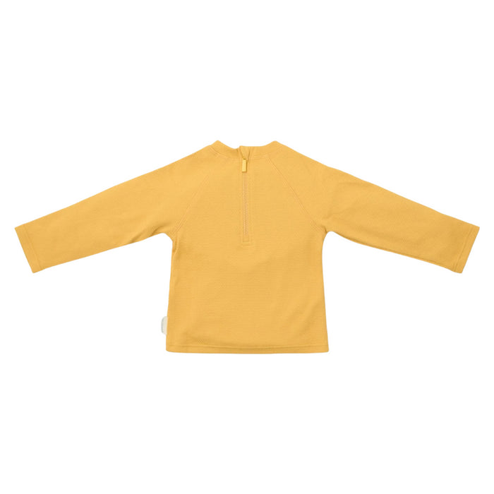 Little Dutch - Zwemshirt lange mouw - Geel - Seashells sunny yellow