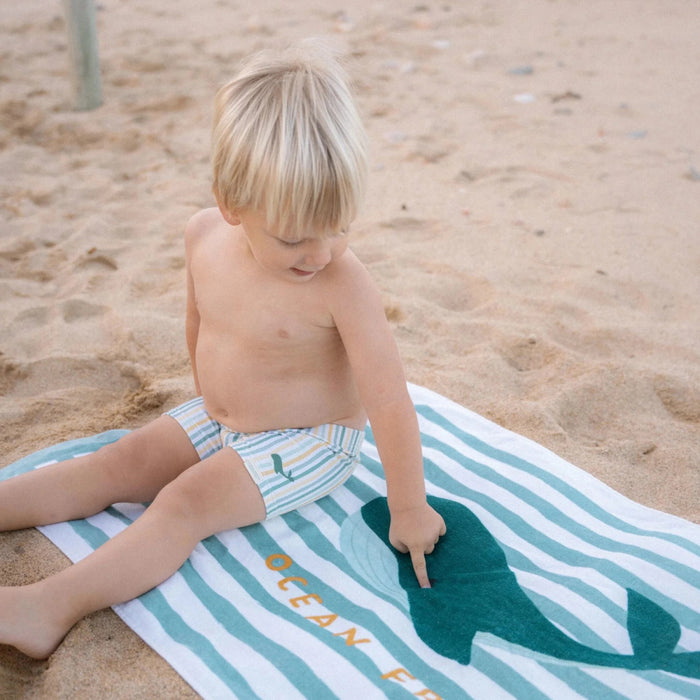 Little Dutch - Zwembroek - Meerkleurig - Seashells and Stripes