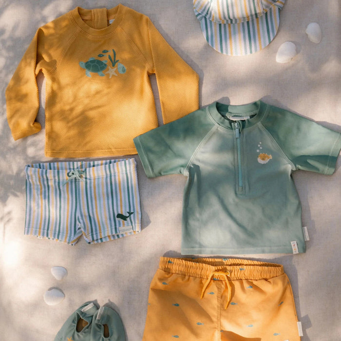 Little Dutch - Zwembroek - Meerkleurig - Seashells and Stripes