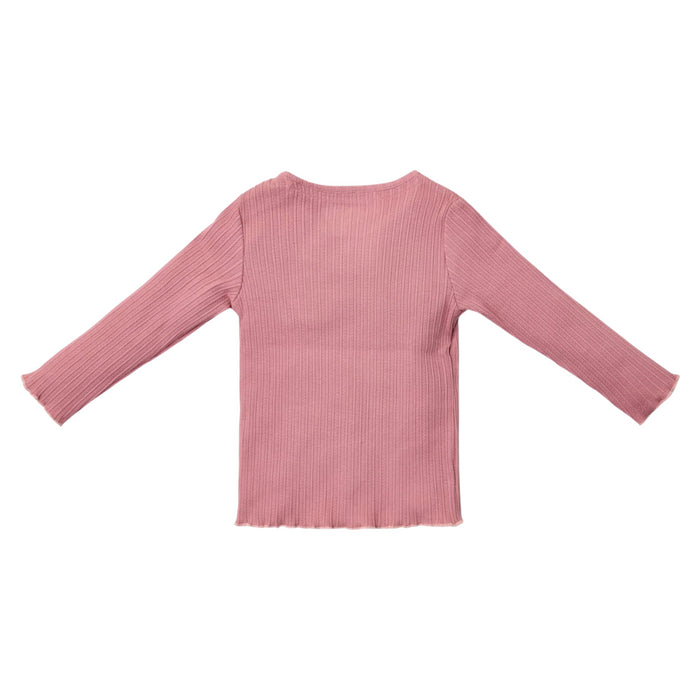 Little Dutch - T- shirt lange mouw - Roze - Fairy garden