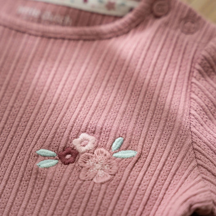 Little Dutch - T- shirt lange mouw - Roze - Fairy garden