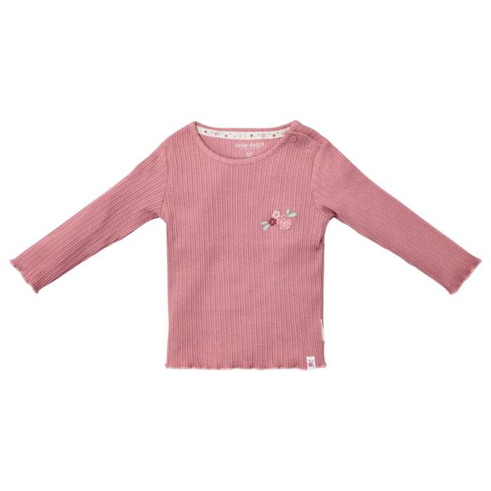 Little Dutch - T- shirt lange mouw - Roze - Fairy garden