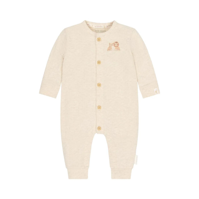 Little Dutch - Babypakje met overslag Safari Friends - Crème