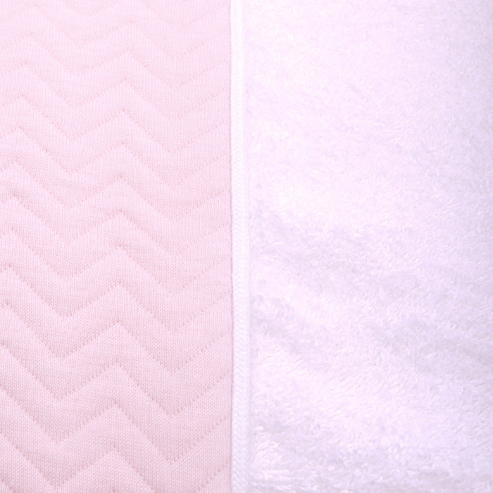 Poetree - Chevron Light Pink - Aankleedkussenhoes