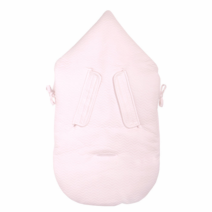 Poetree - Chevron Light Pink - Voetenzak/Engelennestje 5-punts gordel